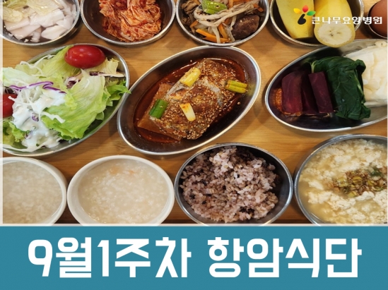 2025년 9월 1주차 항암식단